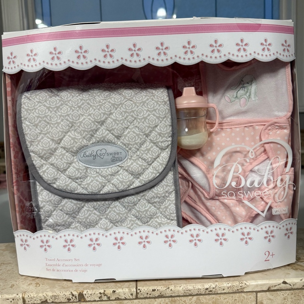 You and Me Baby So Sweet Doll Travel Accessory Set